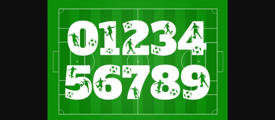 Soccer Font Poster 5