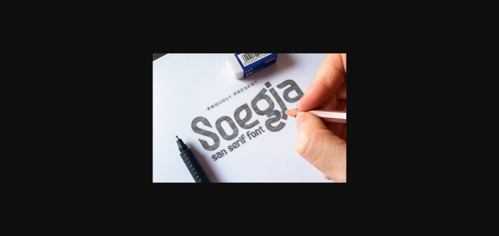 Soegja Font Poster 3