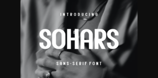 Sohars Font Poster 1