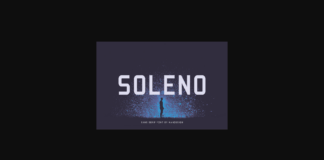 Soleno Font Poster 1