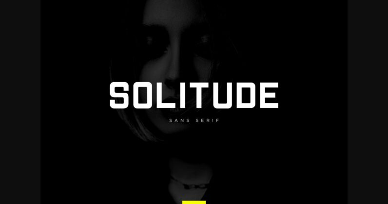 Solitude Font Poster 3