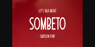 Sombeto Font Poster 1