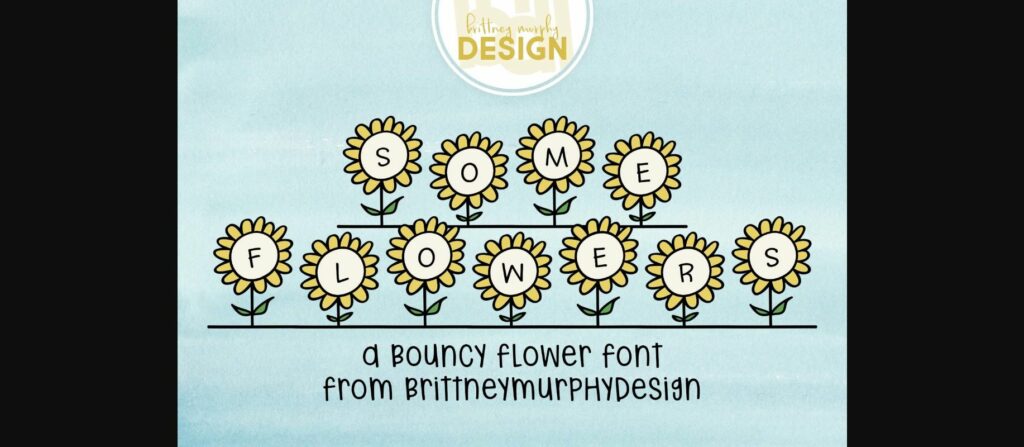 Someflowers Font Poster 3