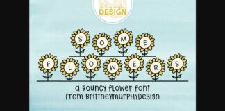 Someflowers Font Poster 1