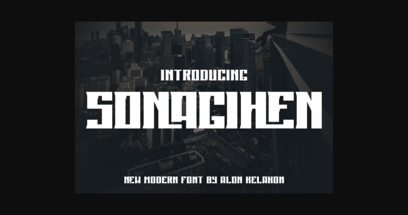 Sonagihen Font Poster 3