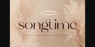 Songtime Font Poster 1