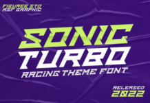 Sonic Turbo Fonts