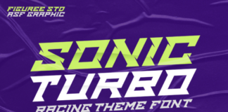 Sonic Turbo Fonts