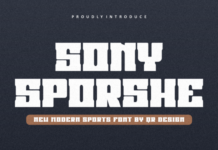 Sony Sporshe Fonts