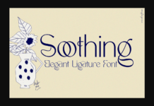 Soothing Font Poster 1