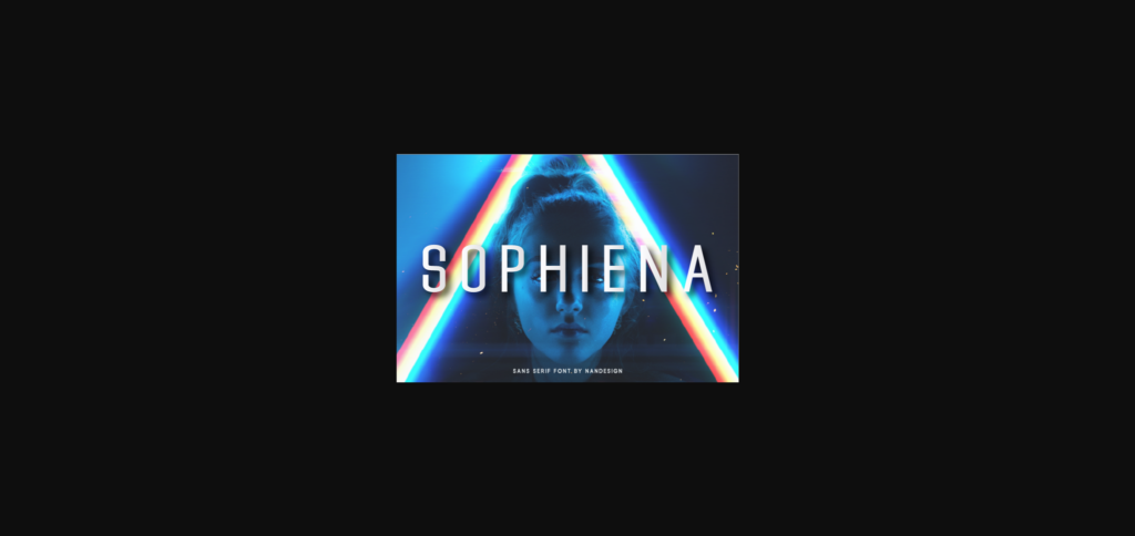 Sophiena Font Poster 3