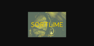 Sortlime Font Poster 1