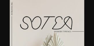 Sotea Font Poster 1