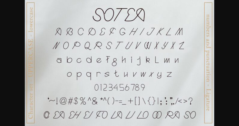 Sotea Font Poster 5