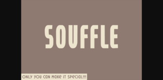 Souffle Font Poster 1