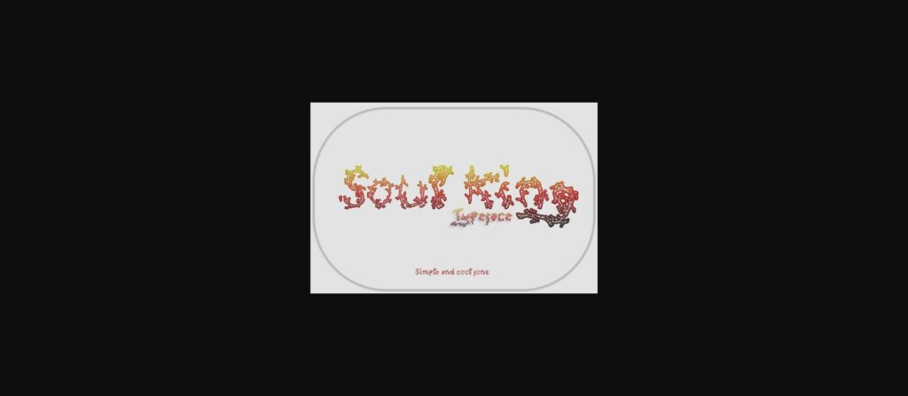 Soul King Font Poster 1