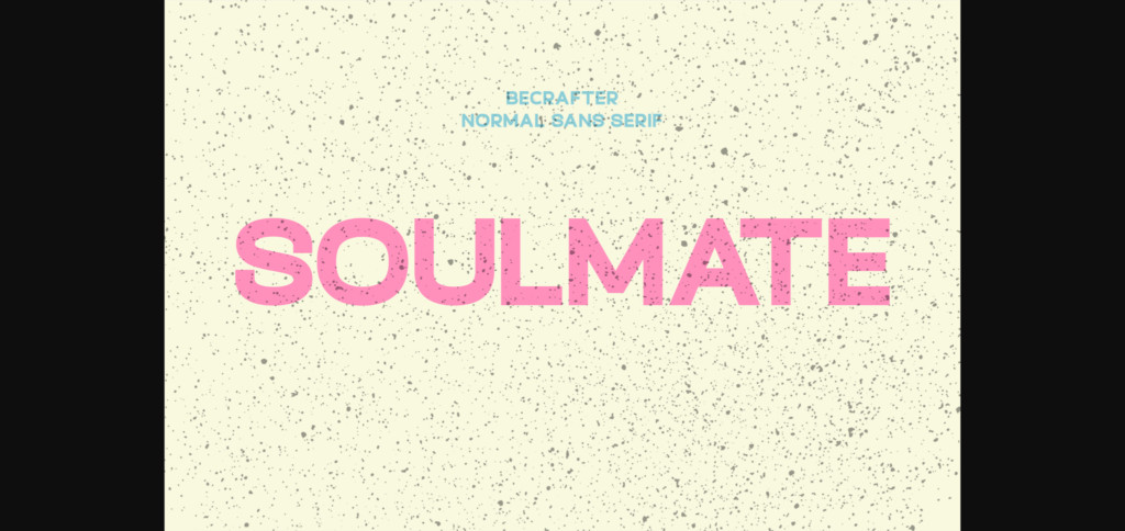 Soulmate Font Poster 3