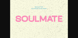 Soulmate Rounded Font Poster 1