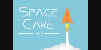 Space Cake Font Poster 1