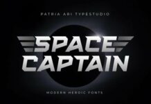 Space Captain Fonts