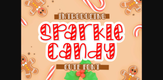 Sparkle Candy Font Poster 1