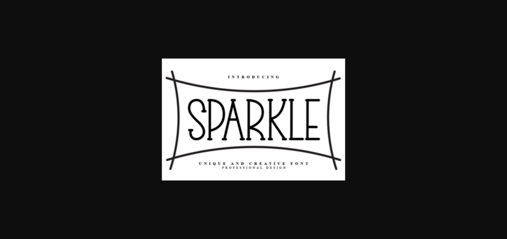 Sparkle Font Poster 3