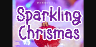 Sparkling Chrismas Font  Font Poster 1