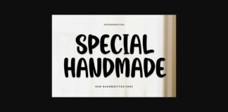 Special Handmade Font Poster 1