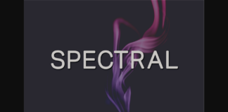 Spectral Font Poster 1