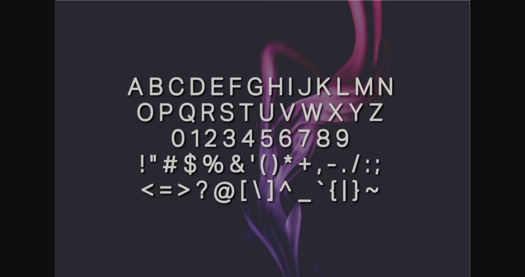 Spectral Font Poster 5