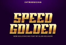 Speed Golden Fonts