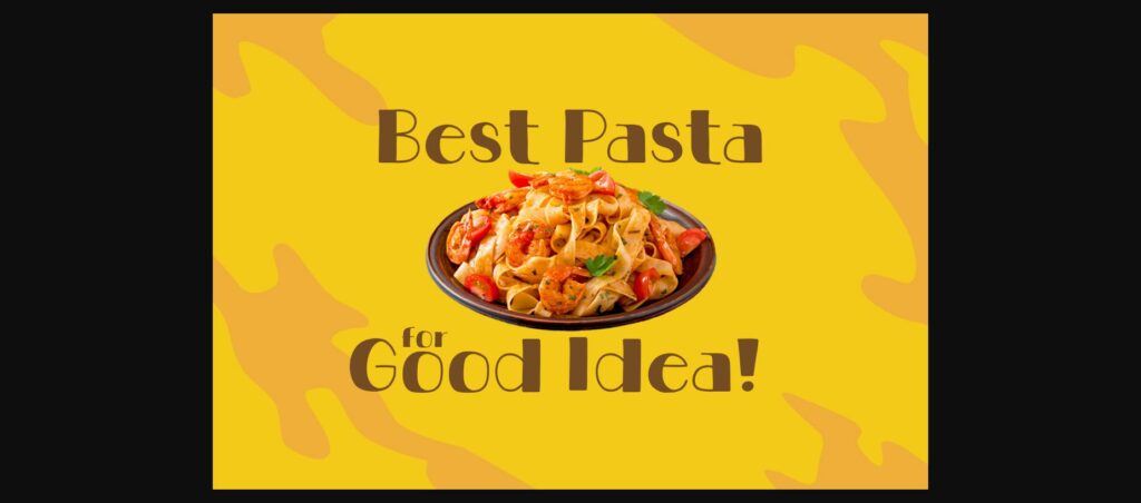 Spicy Pasta Font Poster 5