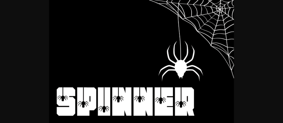 Spider Font Poster 5