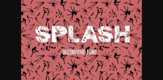 Splash Font Poster 1