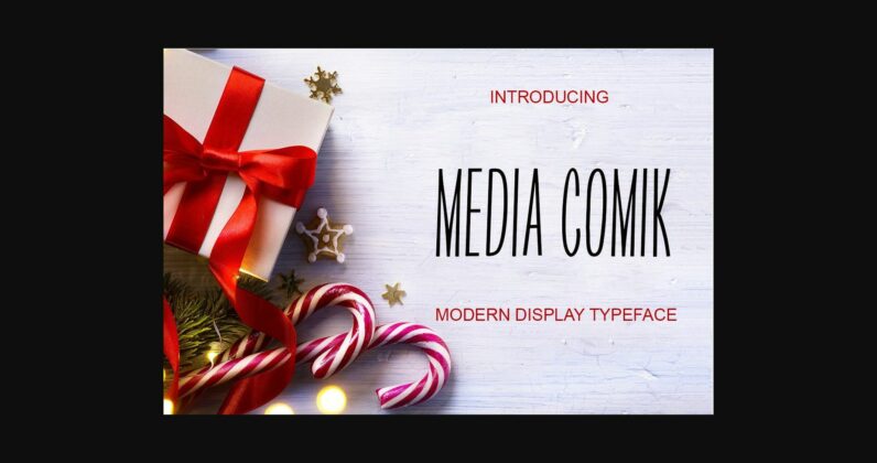 Media Comik Font Poster 3