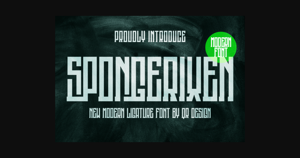 Spongerixen Font Poster 3