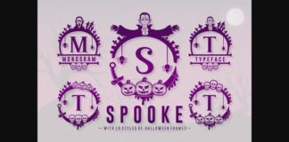 Spooke Font Poster 1