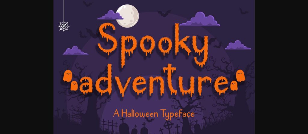 Spooky Adventure Font Poster 3