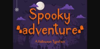 Spooky Adventure Font Poster 1