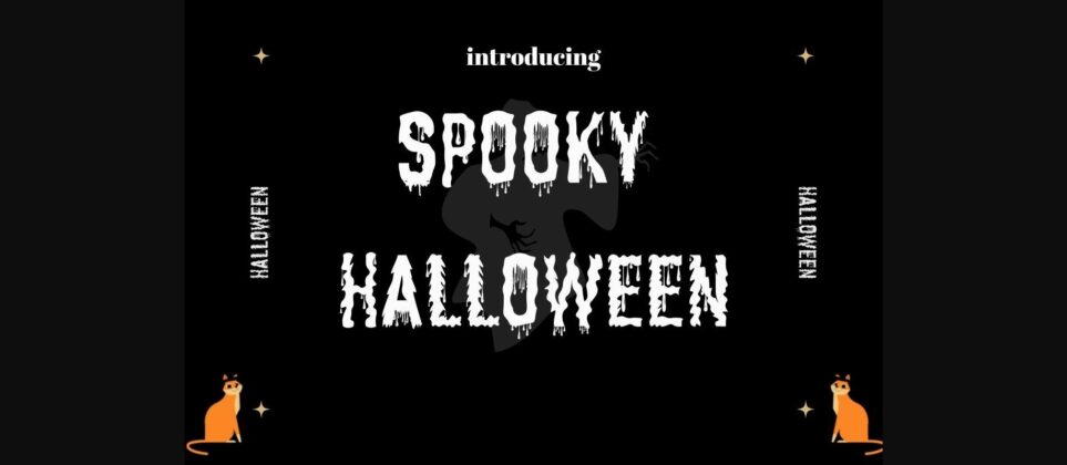 Spooky Font Poster 1