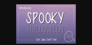 Spooky Font Poster 1