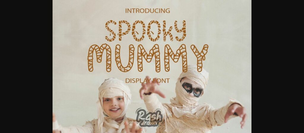 Spooky Mummy Font Poster 1