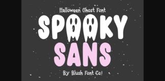 Spooky Sans Font Poster 1