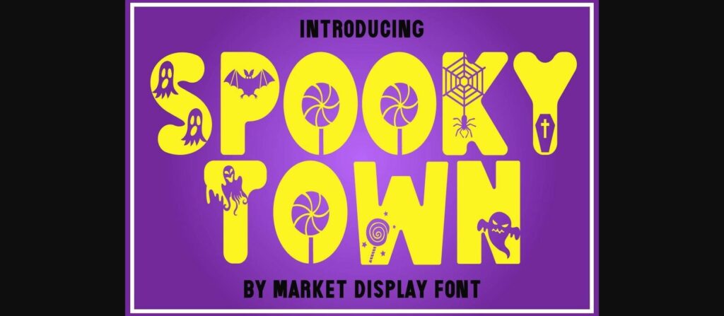 Spooky Town Font Poster 1