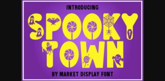 Spooky Town Font Poster 1