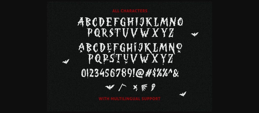 Spooky Trick Font Poster 10