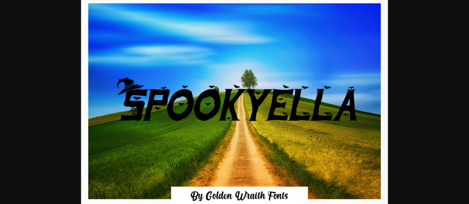 Spookyella Font Poster 3