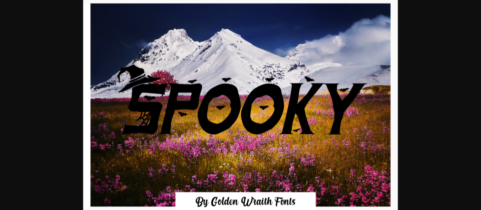 Spookyella Font Poster 4