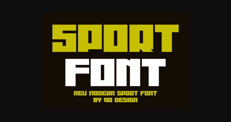 Sport Ngequize Font Poster 4