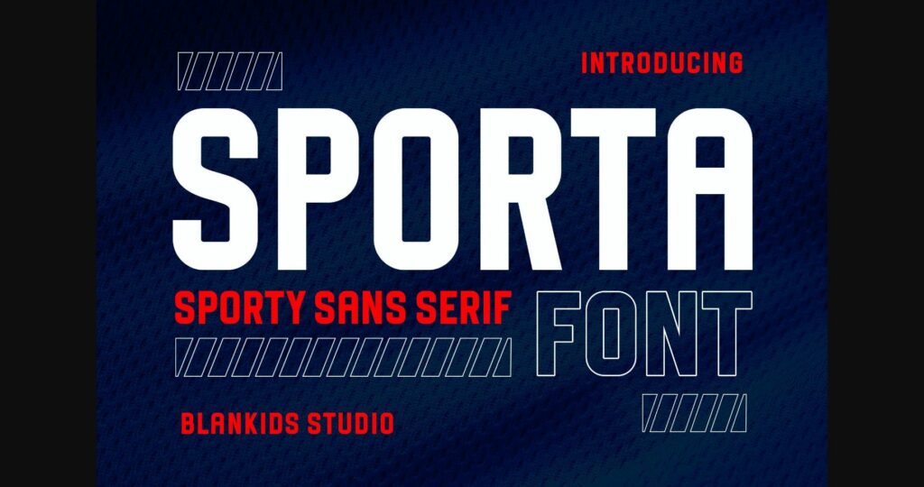 Sporta Font Poster 3